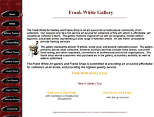 Tablet Screenshot of frankwhitegallery.com